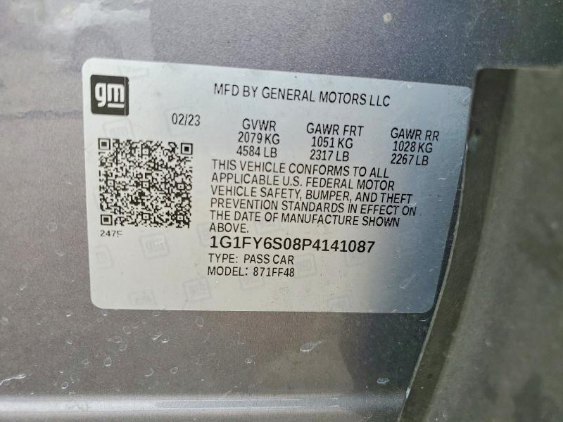 Продажа на аукционе авто 2023 Chevrolet Bolt Euv, vin: 1G1FY6S08P4141087, номер лота: 61334596