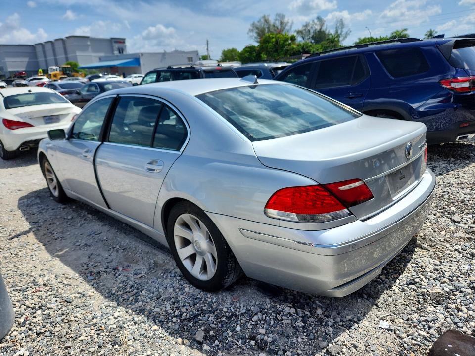 2006 Bmw 750 მანქანა იყიდება აუქციონზე, vin: WBAHN83556DT60972, აუქციონის ნომერი: 63466366