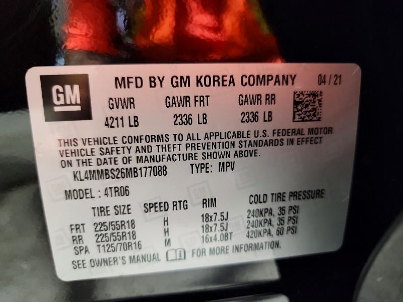Продаж на аукціоні авто 2021 Buick Encore Gx, vin: KL4MMBS26MB177088, номер лоту: 60384566