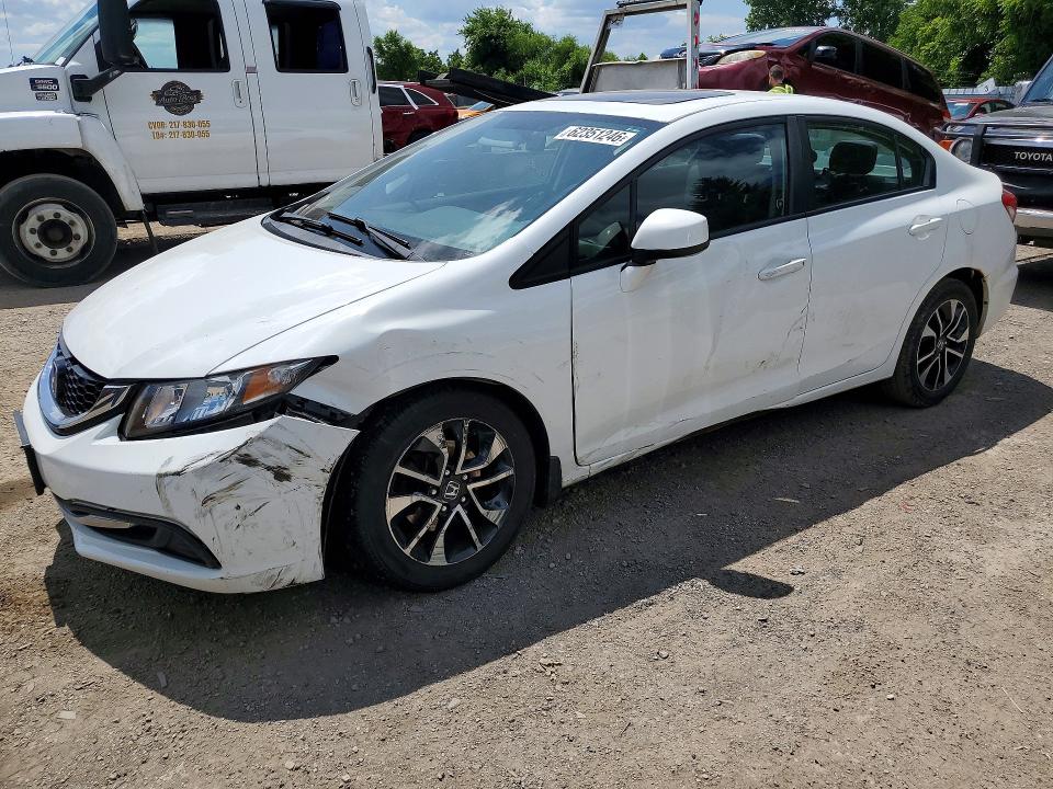 2013 Honda Civic მანქანა იყიდება აუქციონზე, vin: 2HGFB2F51DH102509, აუქციონის ნომერი: 62351246