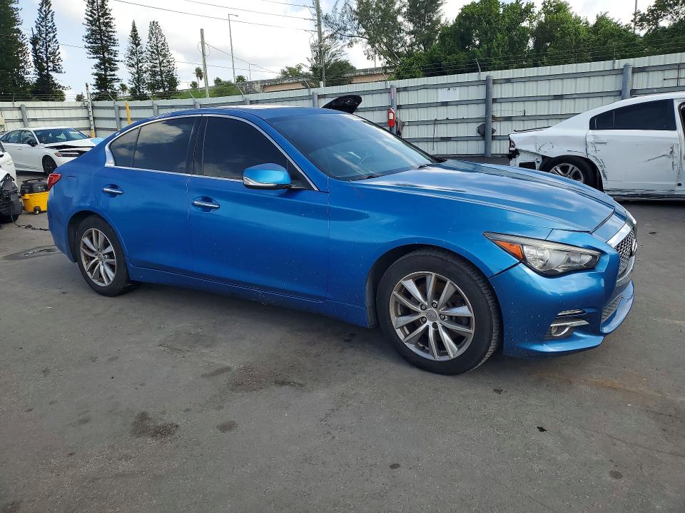Продажа на аукционе авто 2014 Infiniti Q50, vin: JN1BV7AR6EM681199, номер лота: 61874446