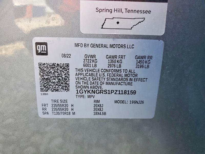 Продажа на аукционе авто 2023 Cadillac Xt5, vin: 1GYKNGRS1PZ118159, номер лота: 62717016