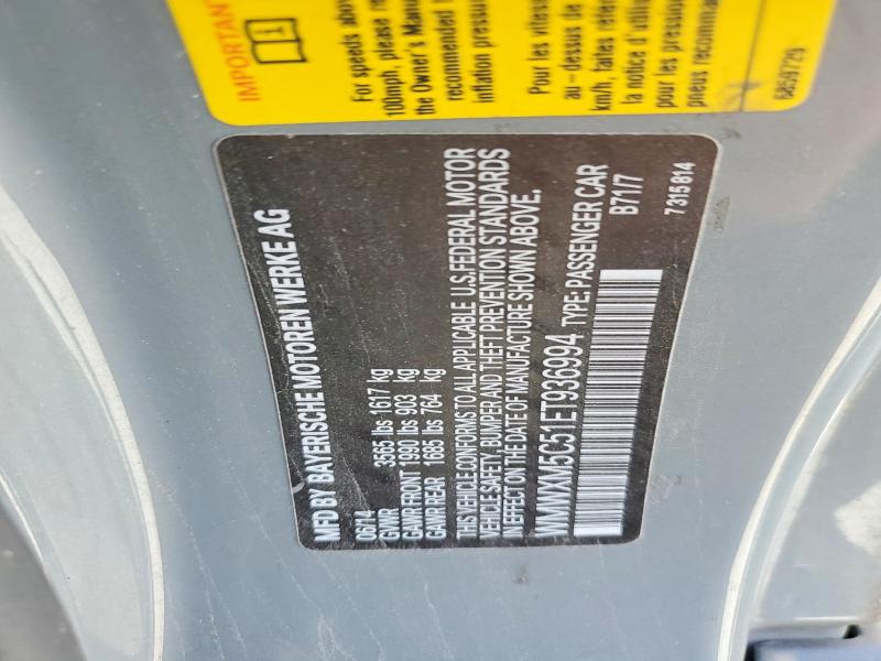 60894446 :رقم المزاد ، WMWXM5C51ET936994 vin ، 2014 Mini Cooper مزاد بيع