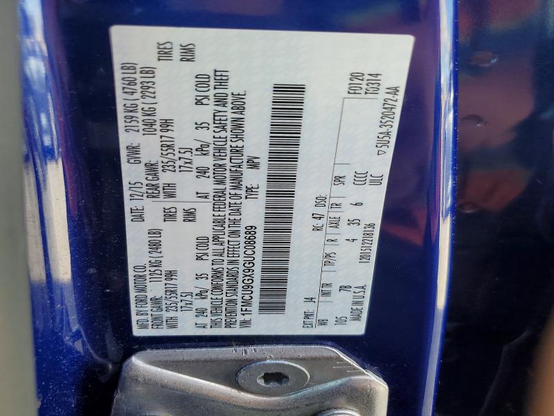 Aukcja sprzedaży 2016 Ford Escape, vin: 1FMCU9GX9GUC08689, numer aukcji: 60636406