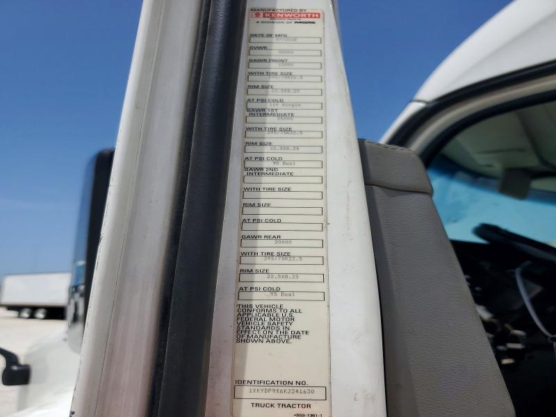 Aukcja sprzedaży 2019 Kenworth Construction, vin: 1XKYDP9X6KJ241630, numer aukcji: 60218966