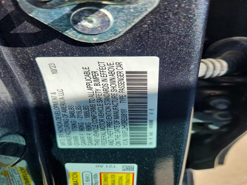 60150976 :رقم المزاد ، 19XFL2H53RE008191 vin ، 2024 Honda Civic مزاد بيع