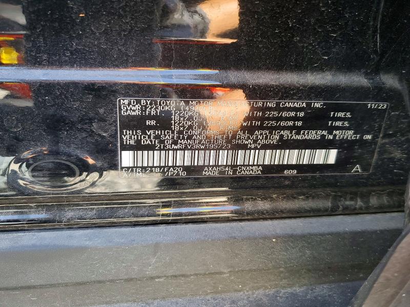 Продажа на аукционе авто 2024 Toyota Rav4, vin: 2T3UWRFV3RW195723, номер лота: 59983816