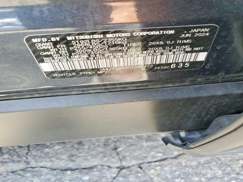 Aukcja sprzedaży 2024 Mitsubishi Outlander, vin: JA4J3VA86RZ080422, numer aukcji: 62272476