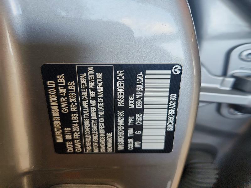 2017 Infiniti Qx30 მანქანა იყიდება აუქციონზე, vin: SJKCH5CR5HA021930, აუქციონის ნომერი: 59711236