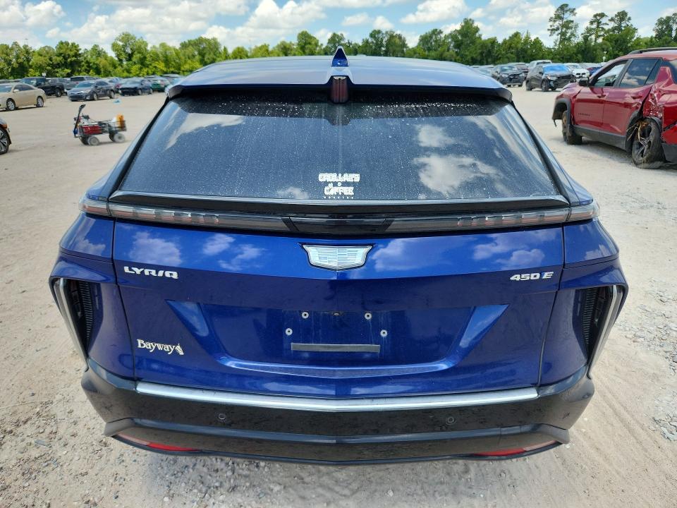 2024 Cadillac Lyriq მანქანა იყიდება აუქციონზე, vin: 1GYKPPRK0RZ115525, აუქციონის ნომერი: 59897906