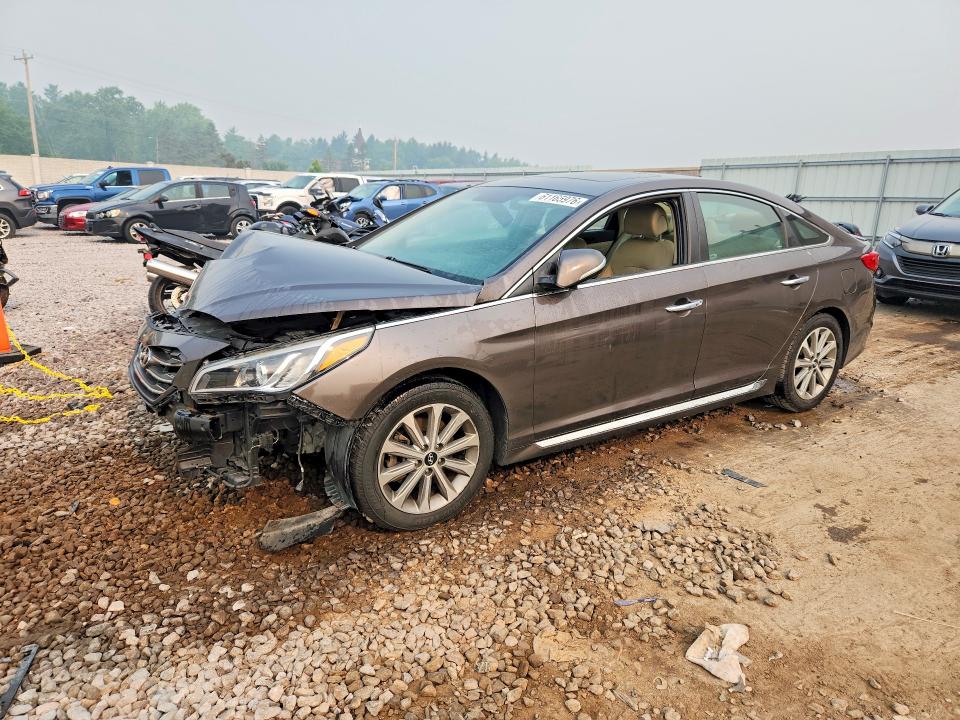 Auction sale of the 2017 Hyundai Sonata, vin: 5NPE34AF3HH581676, lot number: 61165976