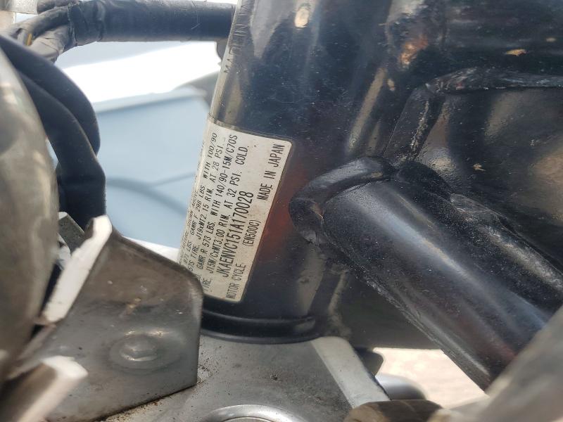 60569076 :رقم المزاد ، JKAENVC151A170028 vin ، 2001 Kawasaki Vulcan 500 مزاد بيع