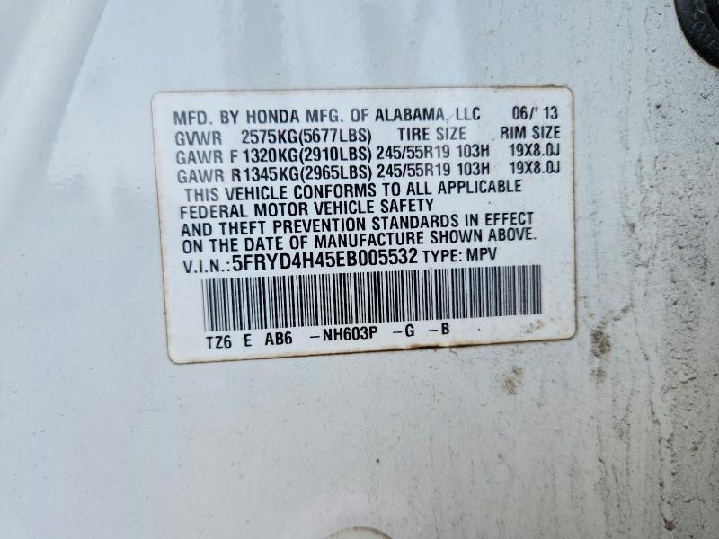 Продаж на аукціоні авто 2014 Acura Mdx, vin: 5FRYD4H45EB005532, номер лоту: 63246816