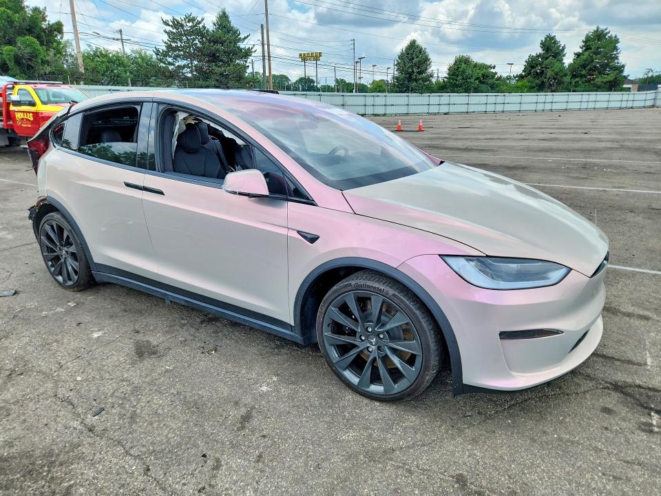 59802566 :رقم المزاد ، 7SAXCDE58PF415213 vin ، 2023 Tesla Model X مزاد بيع