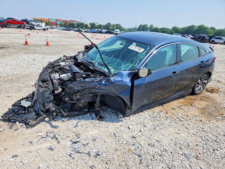 Продажа на аукционе авто 2017 Honda Civic, vin: 19XFC2F76HE201180, номер лота: 61751196