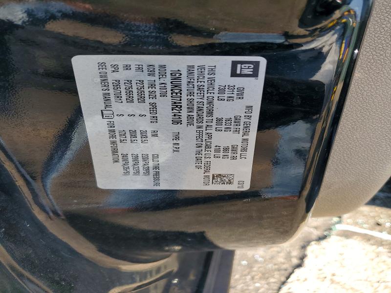 2010 Chevrolet Tahoe მანქანა იყიდება აუქციონზე, vin: 1GNUKCE07AR214106, აუქციონის ნომერი: 59692466