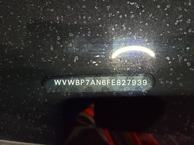 61237226 :رقم المزاد ، WVWBP7AN6FE827939 vin ، 2015 Volkswagen Cc مزاد بيع