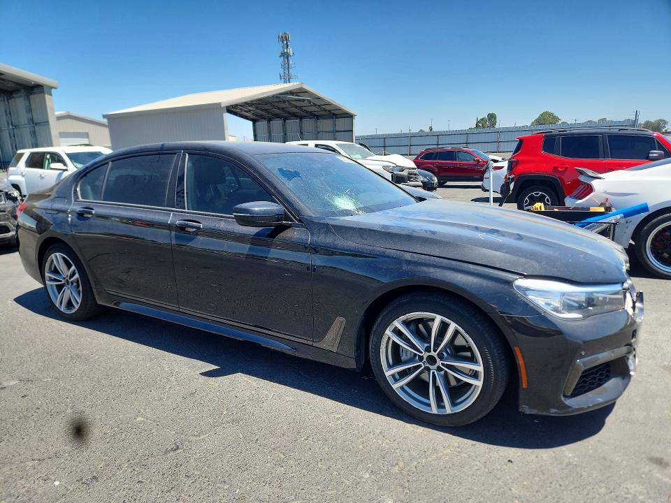 2019 Bmw 740 მანქანა იყიდება აუქციონზე, vin: WBA7E2C52KB454421, აუქციონის ნომერი: 62792856