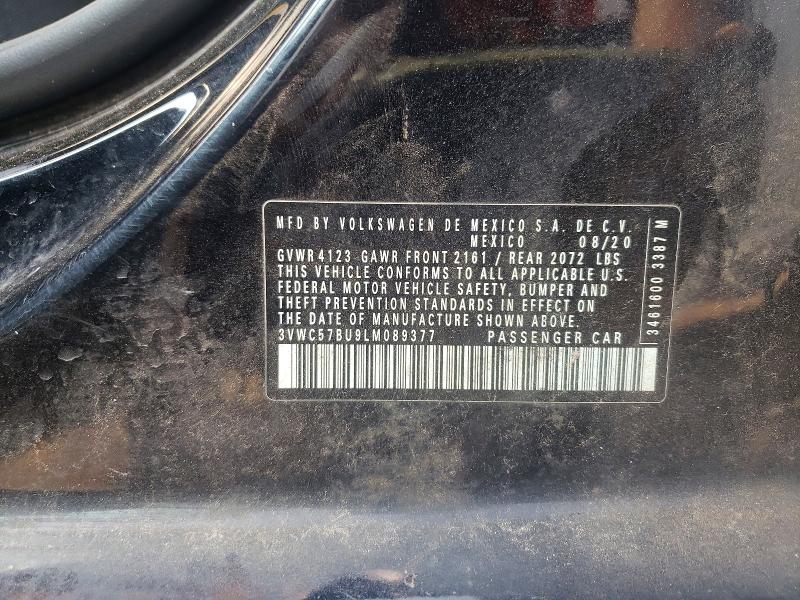 Продаж на аукціоні авто 2020 Volkswagen Jetta, vin: 3VWC57BU9LM089377, номер лоту: 61226566