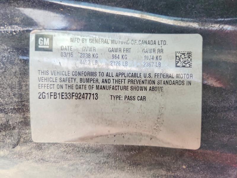 Продажа на аукционе авто 2015 Chevrolet Camaro, vin: 2G1FB1E33F9247713, номер лота: 60424796