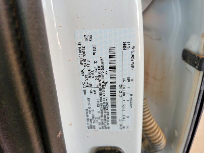 Aukcja sprzedaży 2023 Ford F150, vin: 1FTFW1E51PKE00716, numer aukcji: 60563316