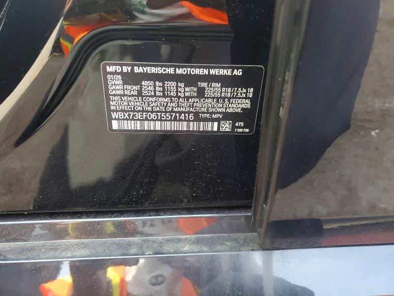 Продаж на аукціоні авто 2026 Bmw X1, vin: WBX73EF06T5571416, номер лоту: 61972936