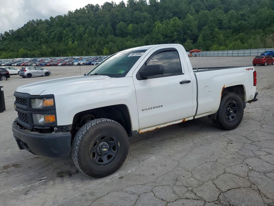 58070066 :رقم المزاد ، 1GCNKPEH5EZ341047 vin ، 2014 Chevrolet Silverado مزاد بيع
