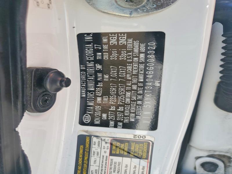 Продаж на аукціоні авто 2011 Kia Sorento, vin: 5XYKT3A14BG008320, номер лоту: 60511416