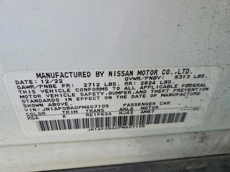 Aukcja sprzedaży 2023 Nissan Ariya, vin: JN1AF0BA0PM407105, numer aukcji: 61950626