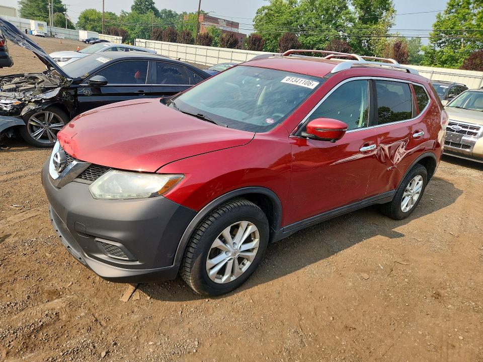 Продажа на аукционе авто 2015 Nissan Rogue, vin: KNMAT2MV6FP538182, номер лота: 61341106