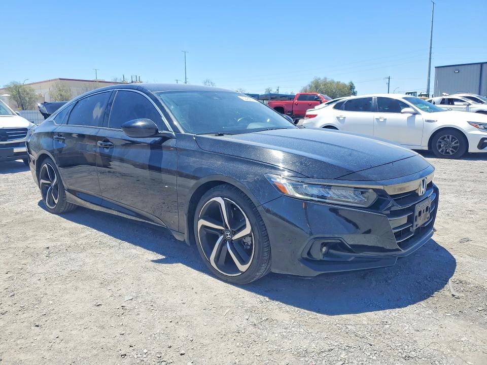 60438596 :رقم المزاد ، 1HGCV1F45NA098511 vin ، 2022 Honda Accord مزاد بيع
