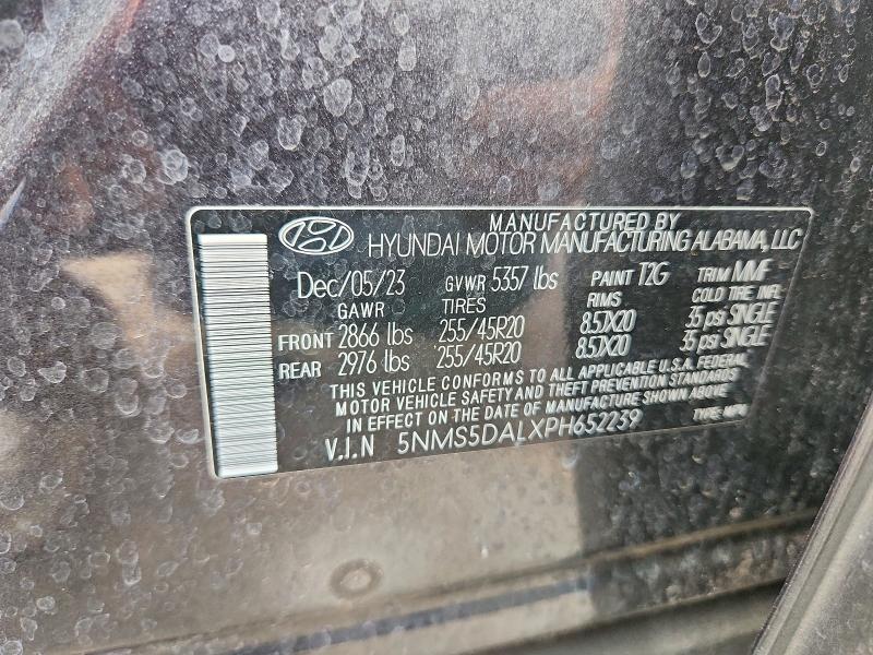 Продажа на аукционе авто 2023 Hyundai Santa Fe, vin: 5NMS5DALXPH652239, номер лота: 60859846