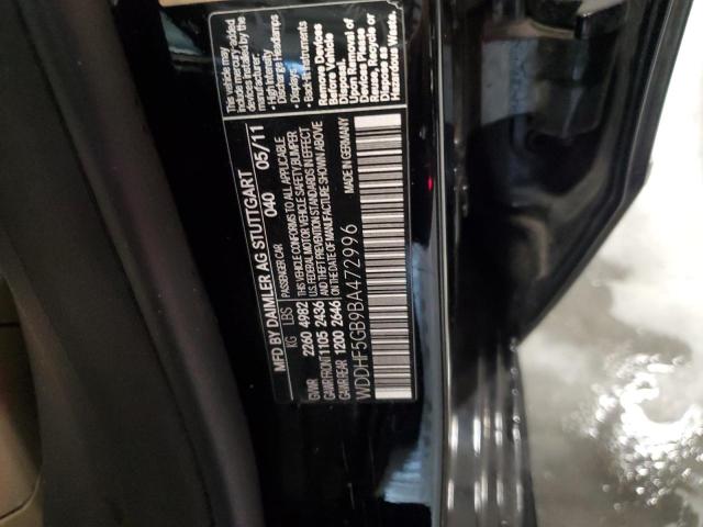 61838736 :رقم المزاد ، WDDHF5GB9BA472996 vin ، 2011 Mercedes-benz E مزاد بيع
