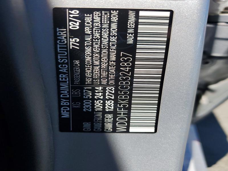 Продажа на аукционе авто 2016 Mercedes-benz E, vin: WDDHF5KB5GB324837, номер лота: 62138716