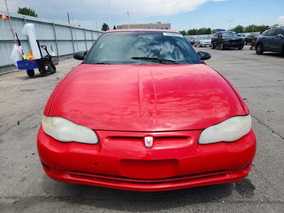 2002 Chevrolet Monte Carlo მანქანა იყიდება აუქციონზე, vin: 2G1WX15K129235997, აუქციონის ნომერი: 62408336
