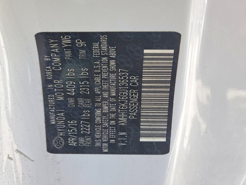 Продаж на аукціоні авто 2016 Hyundai Genesis Coupe, vin: KMHHT6KJ6GU136537, номер лоту: 61029696
