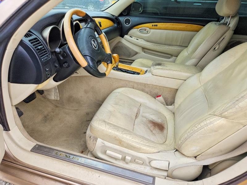 Aukcja sprzedaży 2002 Lexus Sc, vin: JTHFN48Y120032650, numer aukcji: 61955556