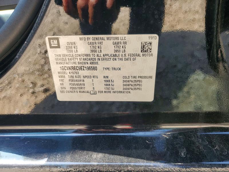 Aukcja sprzedaży 2014 Chevrolet Silverado, vin: 1GCVKREC9EZ196580, numer aukcji: 59573366