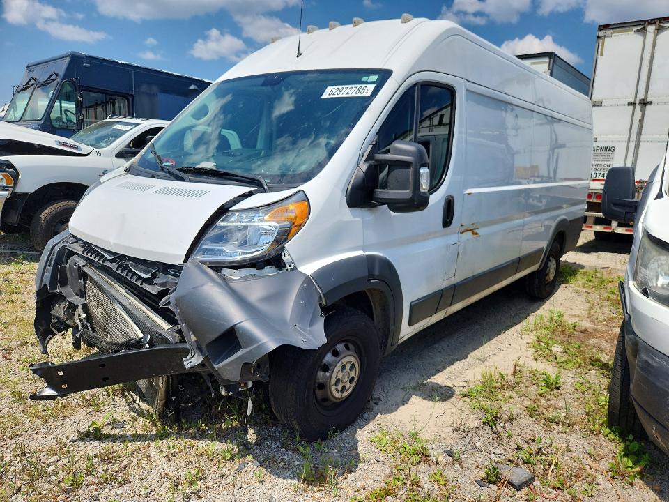 62972786 :رقم المزاد ، 3C6URVJG1JE135651 vin ، 2018 Ram Promaster 3500 مزاد بيع