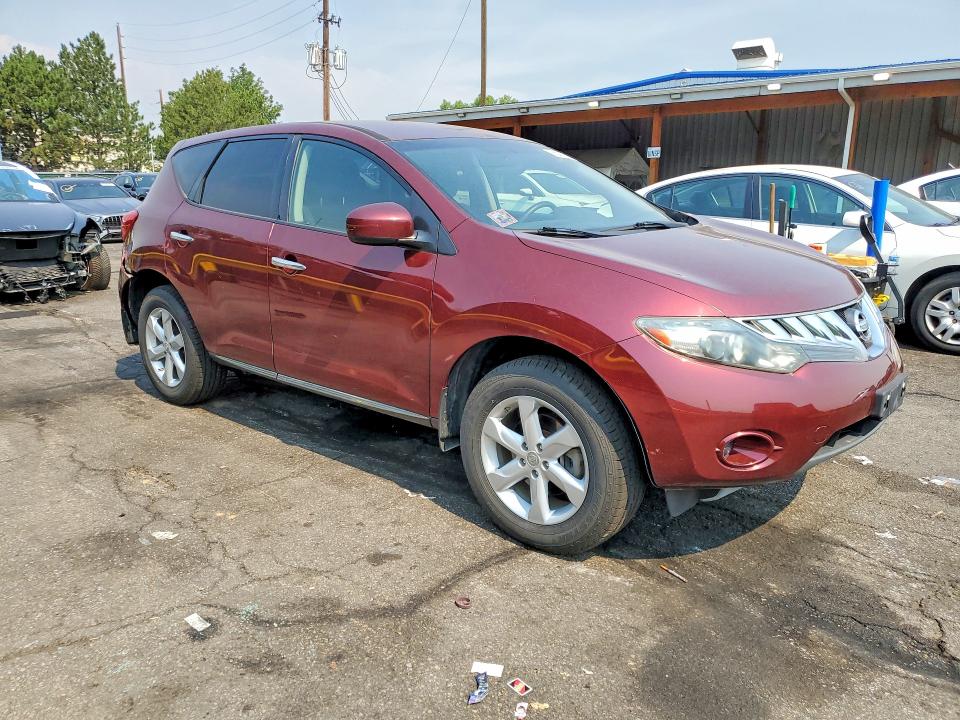 2010 Nissan Murano მანქანა იყიდება აუქციონზე, vin: JN8AZ1MW4AW134267, აუქციონის ნომერი: 60051326