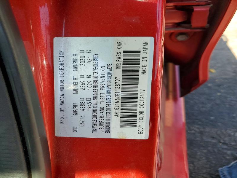 61480906 :رقم المزاد ، JM1GJ1W67E1128797 vin ، 2014 Mazda 6 مزاد بيع