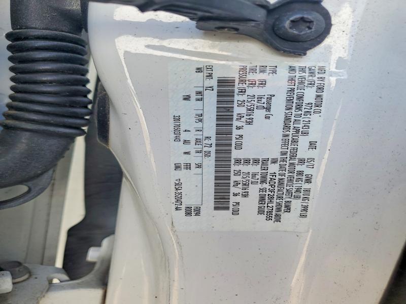 2017 Ford Focus მანქანა იყიდება აუქციონზე, vin: 1FADP3F28HL278555, აუქციონის ნომერი: 61386786