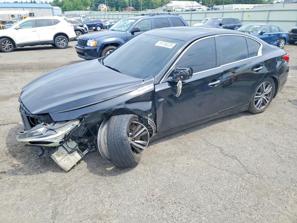 2014 Infiniti Q50 მანქანა იყიდება აუქციონზე, vin: JN1BV7AR3EM688708, აუქციონის ნომერი: 59738226