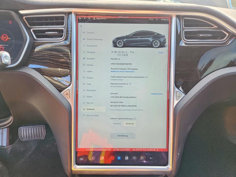Продаж на аукціоні авто 2016 Tesla Model S, vin: 5YJSA1E24GF160755, номер лоту: 62875336