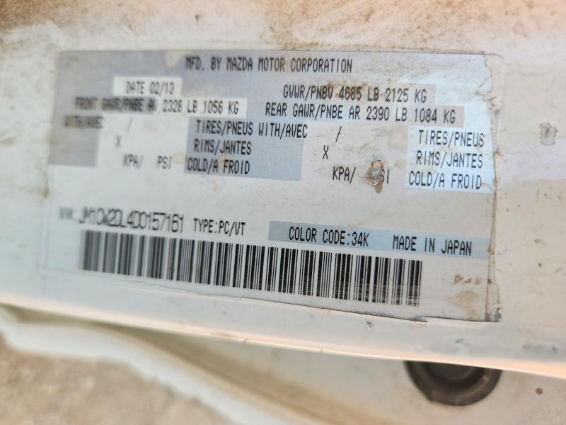 Продаж на аукціоні авто 2013 Mazda 5, vin: JM1CW2DL4D0157161, номер лоту: 61037686