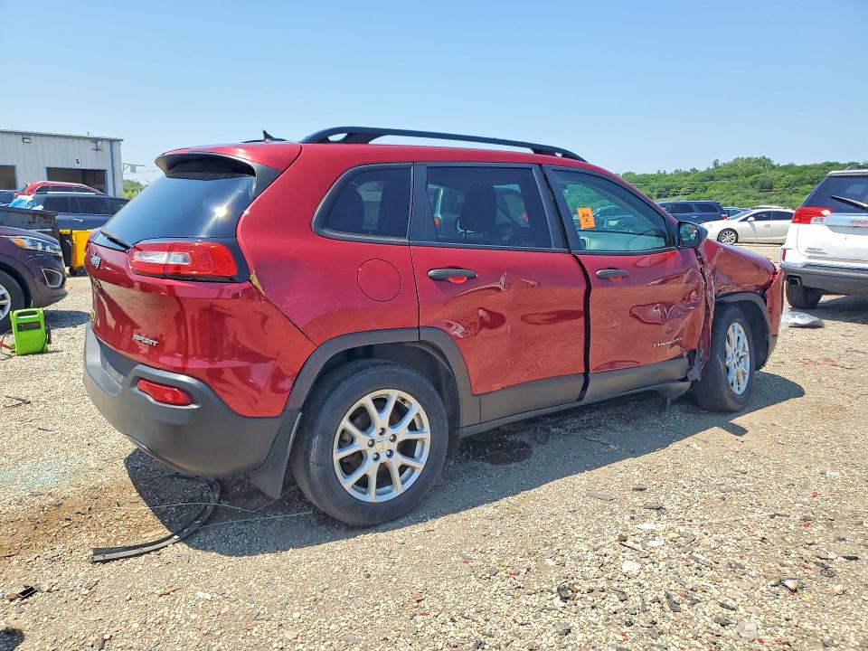 2017 Jeep Cherokee მანქანა იყიდება აუქციონზე, vin: 1C4PJLABXHW573350, აუქციონის ნომერი: 58150036