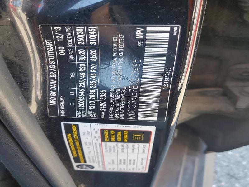 Продаж на аукціоні авто 2014 Mercedes-benz Glk, vin: WDCGG8JB7EG273485, номер лоту: 62097496