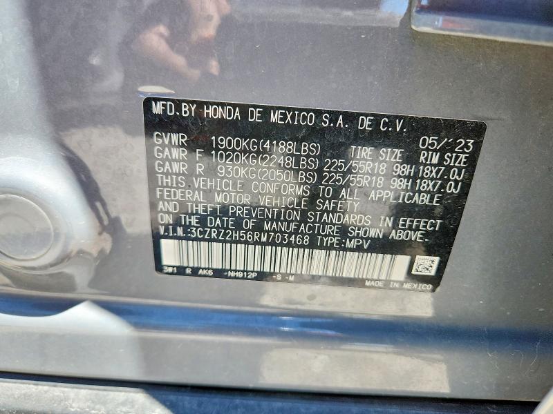 Продаж на аукціоні авто 2024 Honda Hr-v, vin: 3CZRZ2H56RM703468, номер лоту: 60392656