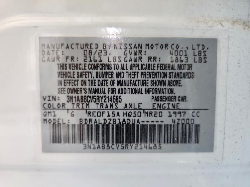 Продажа на аукционе авто 2024 Nissan Sentra, vin: 3N1AB8CV5RY214685, номер лота: 62486856