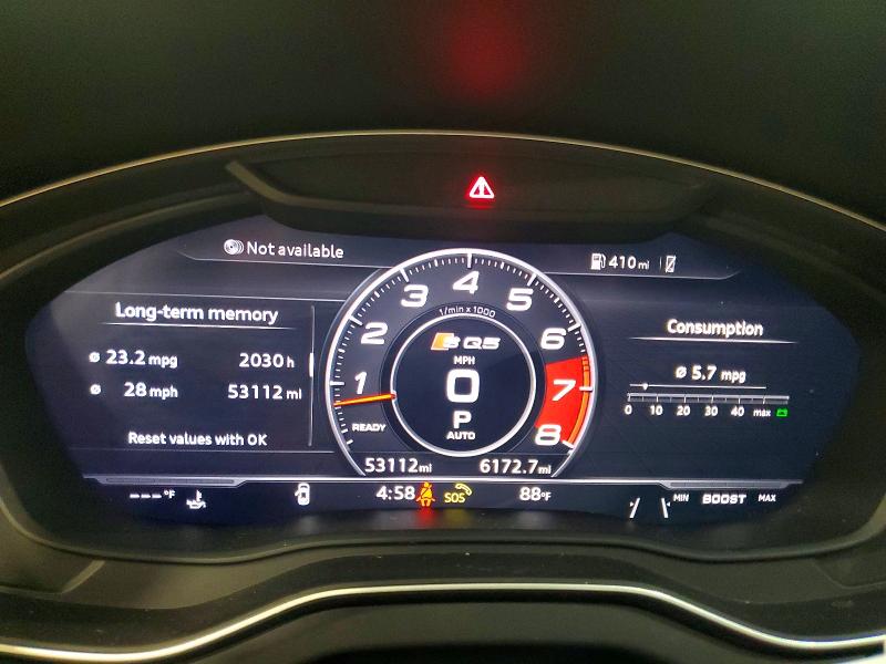 Продажа на аукционе авто 2019 Audi Sq5, vin: WA1C4AFY7K2126488, номер лота: 61937606